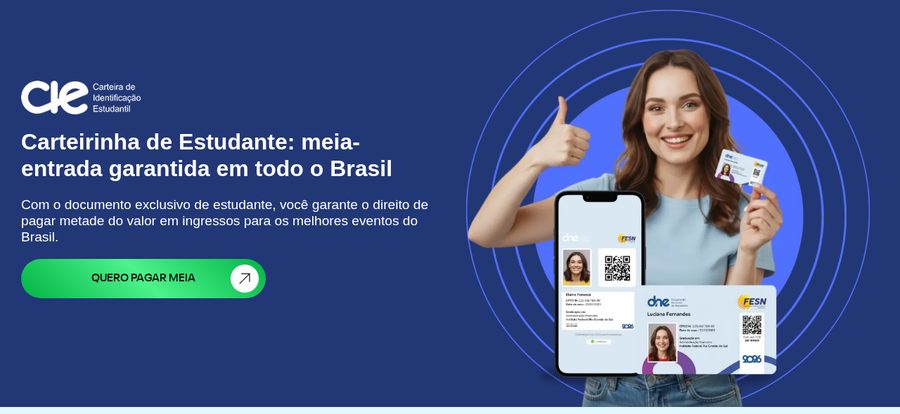 Capa do produto Carteirinha Nacional do Estudante