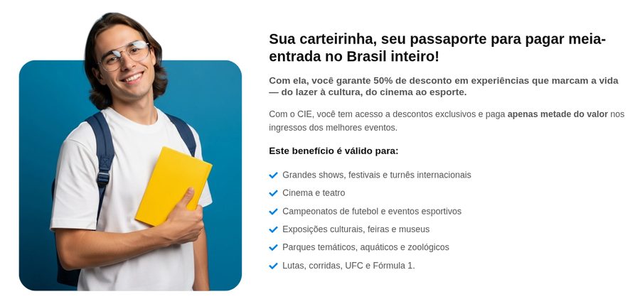 Lista de eventos com direito a meia-entrada: shows, cinema, teatro, futebol, museus, parques temáticos e aquáticos