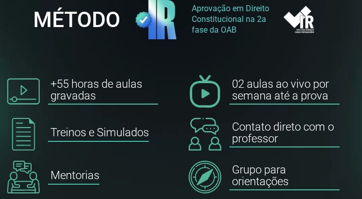 Itens inclusos no curso: mais de 55 horas de aulas gravadas, treinos, simulados, mentorias e aulas ao vivo